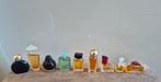 Miniatuur parfumflesjes uit vintage verzameling, met inhoud, Ophalen of Verzenden, Zo goed als nieuw, Miniatuur, Gevuld
