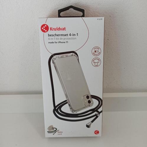 Beschermset 4 in 1 voor de iPhone 11, Telecommunicatie, Mobiele telefoons | Hoesjes en Frontjes | Apple iPhone, Nieuw, Hoesje of Tasje