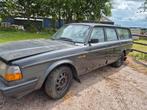 Volvo 240 2.1 Turbo 1985 Grijs, 639 kg, Achterwielaandrijving, 4 cilinders, Origineel Nederlands