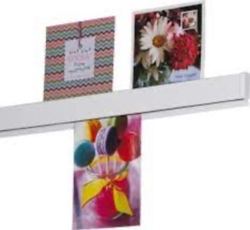 3x Stas ophangsysteem papergrip fotorek kaartenhouder 100 cm beschikbaar voor biedingen