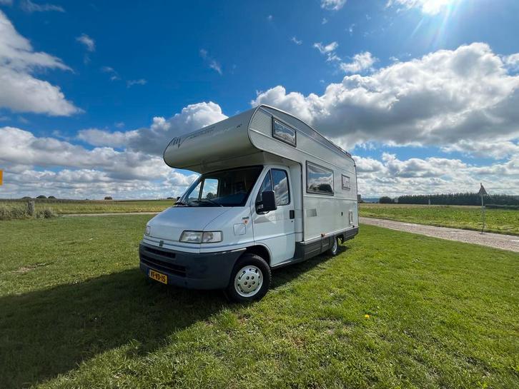 Fiat Ducato 2.5 TDI Mobilvetta Camper APK 2027 / Stapelbed, Caravans en Kamperen, Campers, Particulier, tot en met 6, Alkoof, Fiat