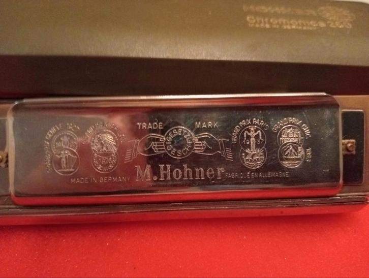 Honher Chromatic mondharmonica ( C ), Muziek en Instrumenten, Blaasinstrumenten | Mondharmonica's, Gebruikt, Chromatisch, C-mondharmonica