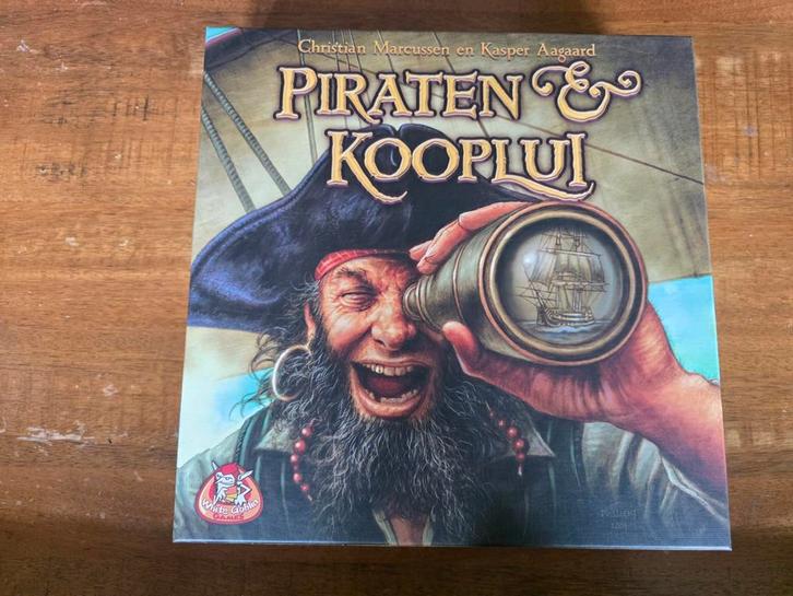 Piraten en Kooplui Bordspel, Hobby en Vrije tijd, Gezelschapsspellen | Bordspellen, Gebruikt, Drie of vier spelers, Ophalen of Verzenden