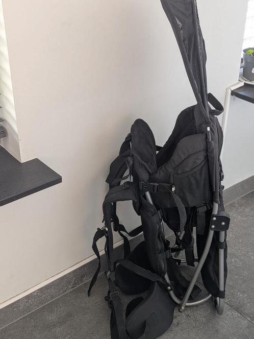 Draagrugzak zwart amper gebruikt, Kinderen en Baby's, Babydragers en Draagdoeken, Zo goed als nieuw, Draagzak, Rug, Ophalen