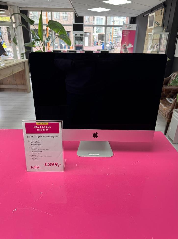 iMac 21.5-inch Late 2015 | Quad-Core i5 | 8GB | 1TB |, Computers en Software, Apple Desktops, Refurbished, iMac, HDD, 2 tot 3 Ghz