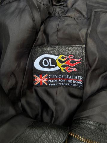 Stoere gave broek City of Leader leren motorbroek heren leer beschikbaar voor biedingen
