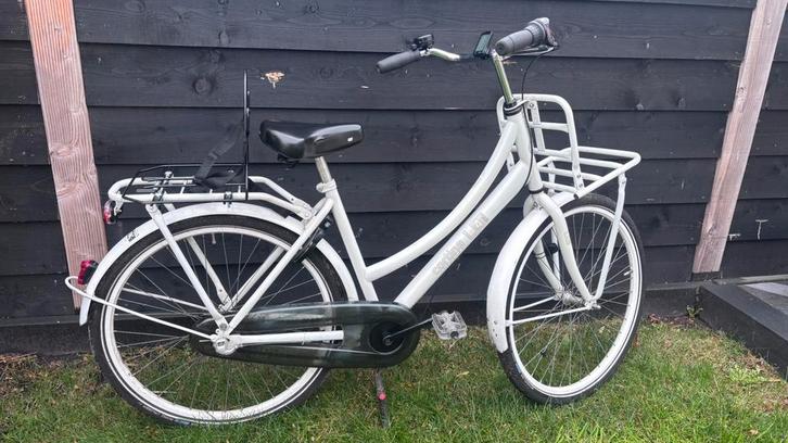 Cortina U4 meisjesfiets 26 inch wit, 3 versnellingen, Fietsen en Brommers, Fietsen | Meisjes, Gebruikt, 26 inch of meer, Versnellingen