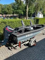 Visboot complete set. Boot/motor/trailer., Watersport en Boten, Vis- en Consoleboten, Ophalen, 10 tot 30 pk, Gebruikt, 3 tot 6 meter