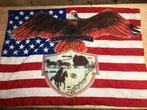 Een aparte amerikaanse vlag pony express, wells fargo. Bank, Ophalen of Verzenden, Zo goed als nieuw