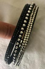 Armband - Zo goed als nieuw!, Overige materialen, Zwart, Ophalen of Verzenden, Zo goed als nieuw