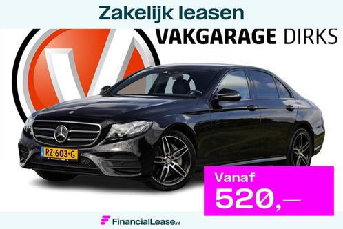 Mercedes-Benz E-klasse 200 Aut9 AMG Prestige +  Burmester, Auto's, Mercedes-Benz, Bedrijf, Lease, Financial lease, E-Klasse, 360° camera