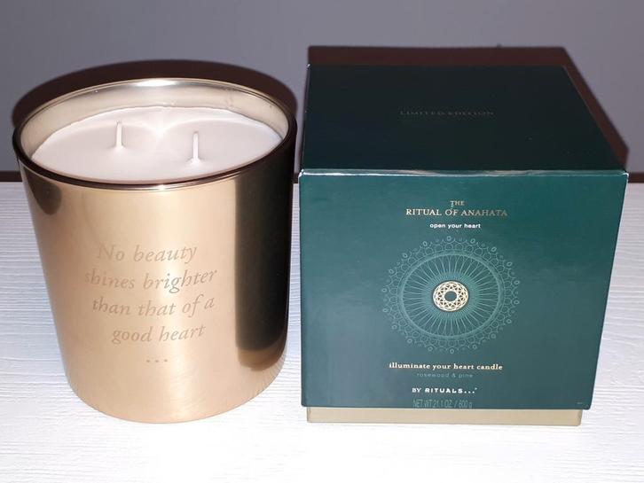 Rituals Anahata XL geurkaars LIMITED EDITION, Huis en Inrichting, Woonaccessoires | Kandelaars en Kaarsen, Nieuw, Kaars, Minder dan 25 cm