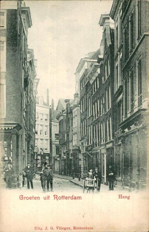 Rotterdam Hang  uitg J.G. Vlieger st 1908, Verzamelen, Ansichtkaarten | Nederland, Gelopen, Zuid-Holland, Voor 1920, Verzenden