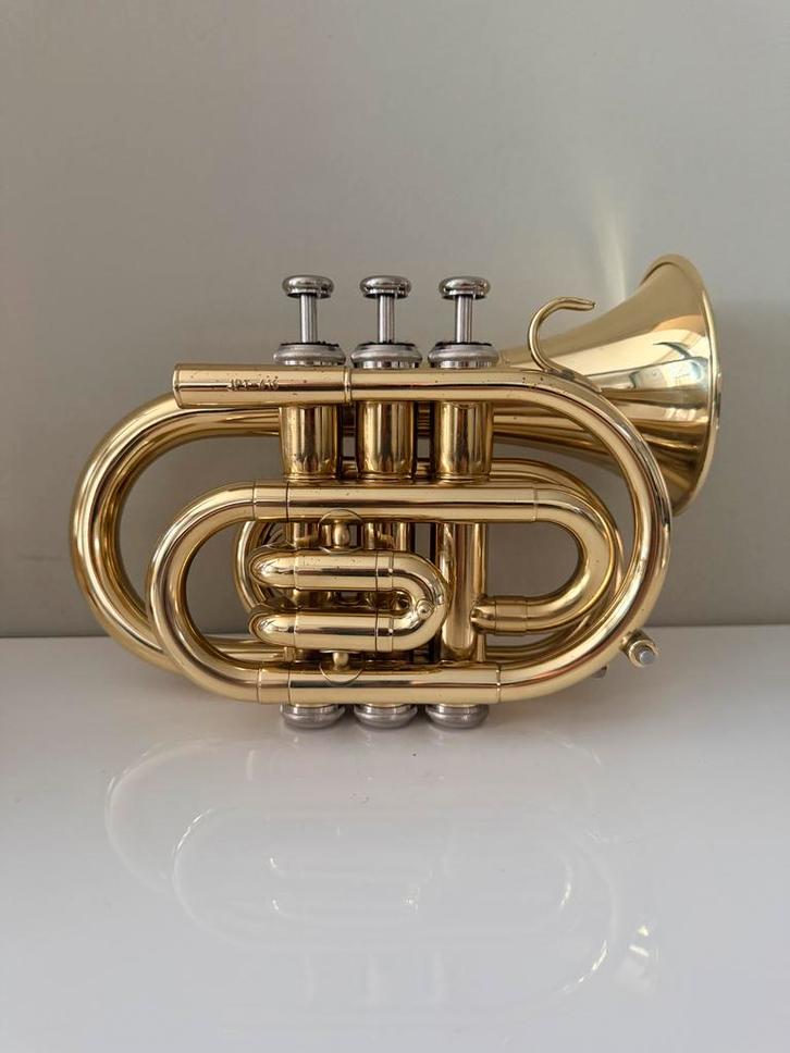 Jupiter Cornet JPT-416 - Zo goed als nieuw!, Muziek en Instrumenten, Blaasinstrumenten | Trompetten, Zo goed als nieuw, Bes-trompet