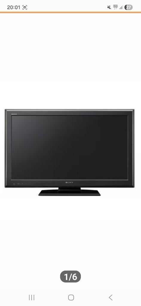 Sony 40-inch TV geen smart, Ophalen, Gebruikt, 50 Hz, LCD