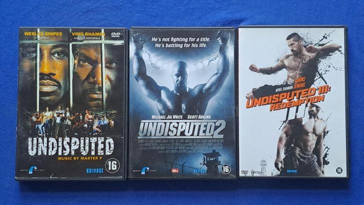 Undisputed Trilogy "Wesley Snipes, Scott Adkins", Cd's en Dvd's, Dvd's | Actie, Zo goed als nieuw, Vanaf 16 jaar, Ophalen of Verzenden
