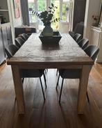 Eettafel, tafel, teakhout 240cmx100cm, Huis en Inrichting, Tafels | Eettafels, Teakhout, 200 cm of meer, Zo goed als nieuw, Rechthoekig