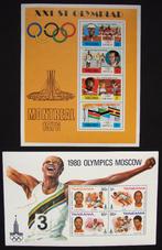 - 560 - 2 Blokken, met Olympische Spelen., Verzenden, Gestempeld, Sport