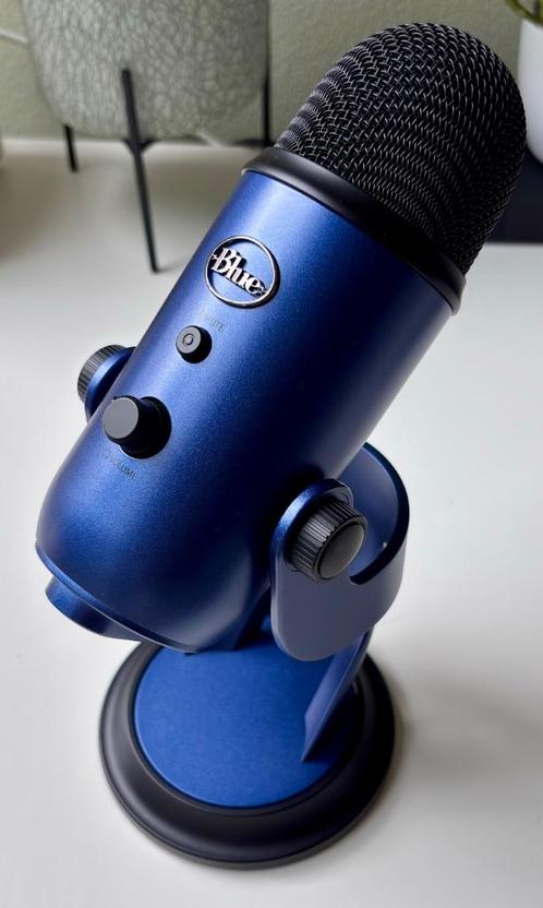 Blue Yeti USB Microphone - Midnight Blue (Special Edition), Muziek en Instrumenten, Microfoons, Zo goed als nieuw, Studiomicrofoon