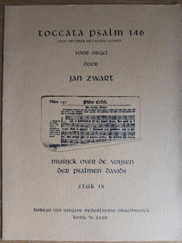 Bladmuziek Toccata psalm 146 van Jan Zwart Stuk 9 beschikbaar voor biedingen
