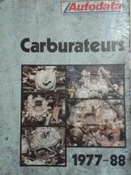 Autodata Afstelling Carburateur/ Carburateurs 1977 t/m 1988, Verzenden