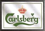 Carlsberg bier logo reclame spiegel wanddeco decoratie, Ophalen of Verzenden, Nieuw, Reclamebord, Plaat of Schild, Overige merken
