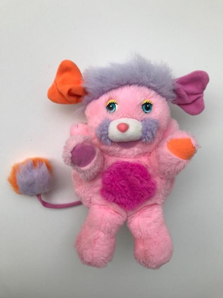 Zeldzame Roze Popples 1986 (Franse uitgave), Kinderen en Baby's, Speelgoed | Knuffels en Pluche, Zo goed als nieuw, Overige typen