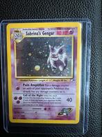 Sabrina's Gengar - Zeldzame Pokémon kaart!, Ophalen of Verzenden, Gebruikt, Losse kaart