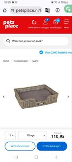 Rieten hondenmand, Dieren en Toebehoren, Ophalen, Zo goed als nieuw, Riet