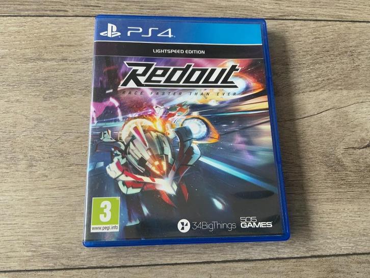 Playstation 4 - Redout Racing voor de PS4 Red Out, Spelcomputers en Games, Games | Sony PlayStation 4, Zo goed als nieuw, Racen en Vliegen