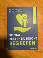 Sociale zekerheidsrecht begrepen, Boeken, Ophalen of Verzenden, Zo goed als nieuw, Management