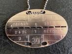 Duits militair id plaatje. Dogtag Germany Duitsland., Ophalen of Verzenden, Landmacht, Duitsland, Embleem of Badge
