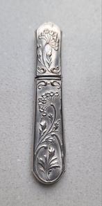 Antieke zilverkleurige naaldenkoker, Ophalen of Verzenden