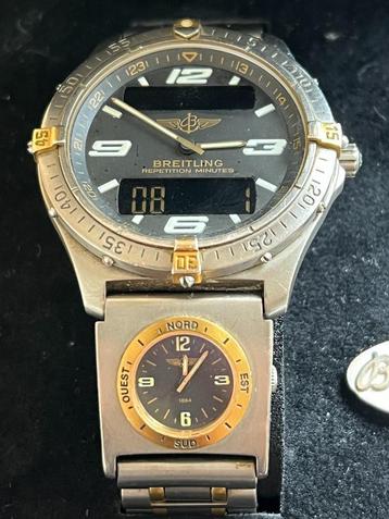 Breitling Aerospace repetition minutes Titanium Goud met UTC beschikbaar voor biedingen
