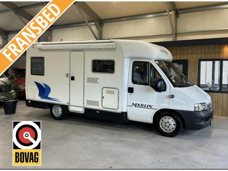 Elnagh Marlin SLIM2 128PK Fiat Ducato 2.8JTD, Caravans en Kamperen, Campers, Bedrijf, tot en met 4, Half-integraal, Overige merken