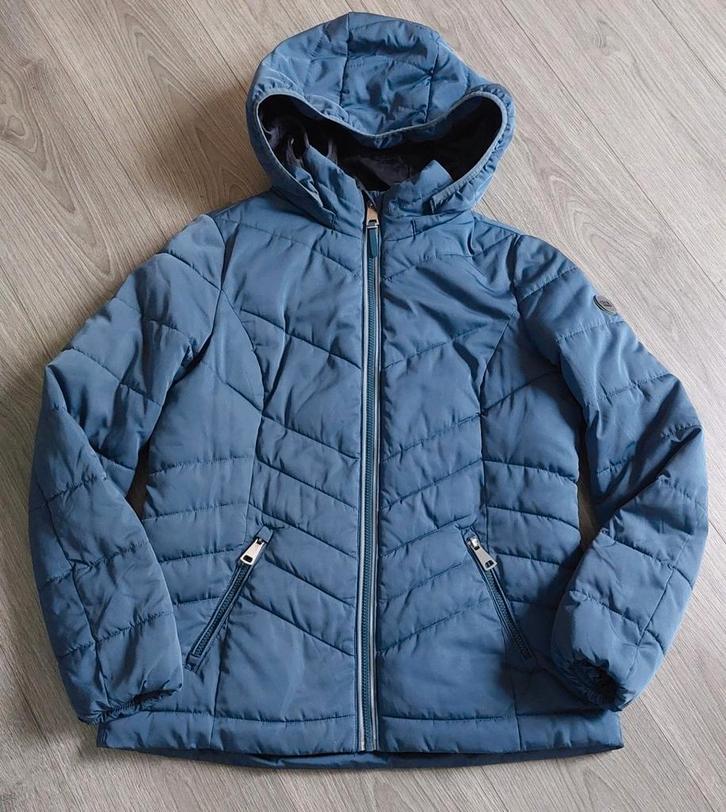 Petrol kleurige winterjas maat M, Kleding | Dames, Wintersportkleding, Zo goed als nieuw, Jack, Maat 38/40 (M), Ophalen of Verzenden