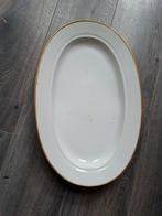 Ovale serveerschaal met gouden rand - Arzberg Bavaria, Ophalen of Verzenden