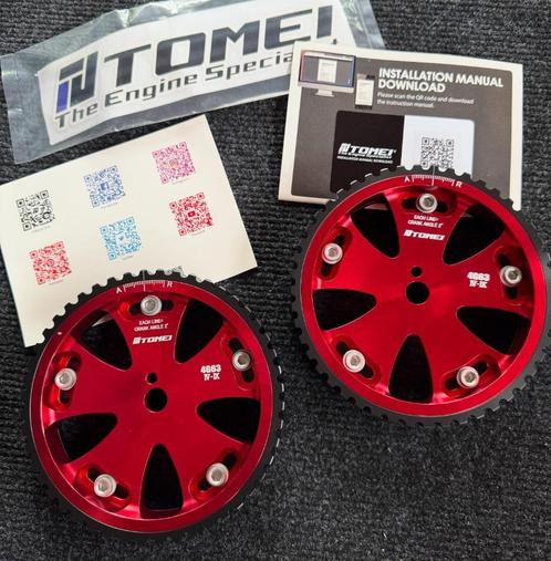 Tomei Adjustable Cam gear Pulley - Evo Evolution 4-9 4G63, Auto-onderdelen, Motor en Toebehoren, Mitsubishi, Nieuw, Ophalen of Verzenden