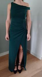 Groene galajurk van Goddiva London, Ophalen, Galajurk, Maat 36 (S), Gedragen