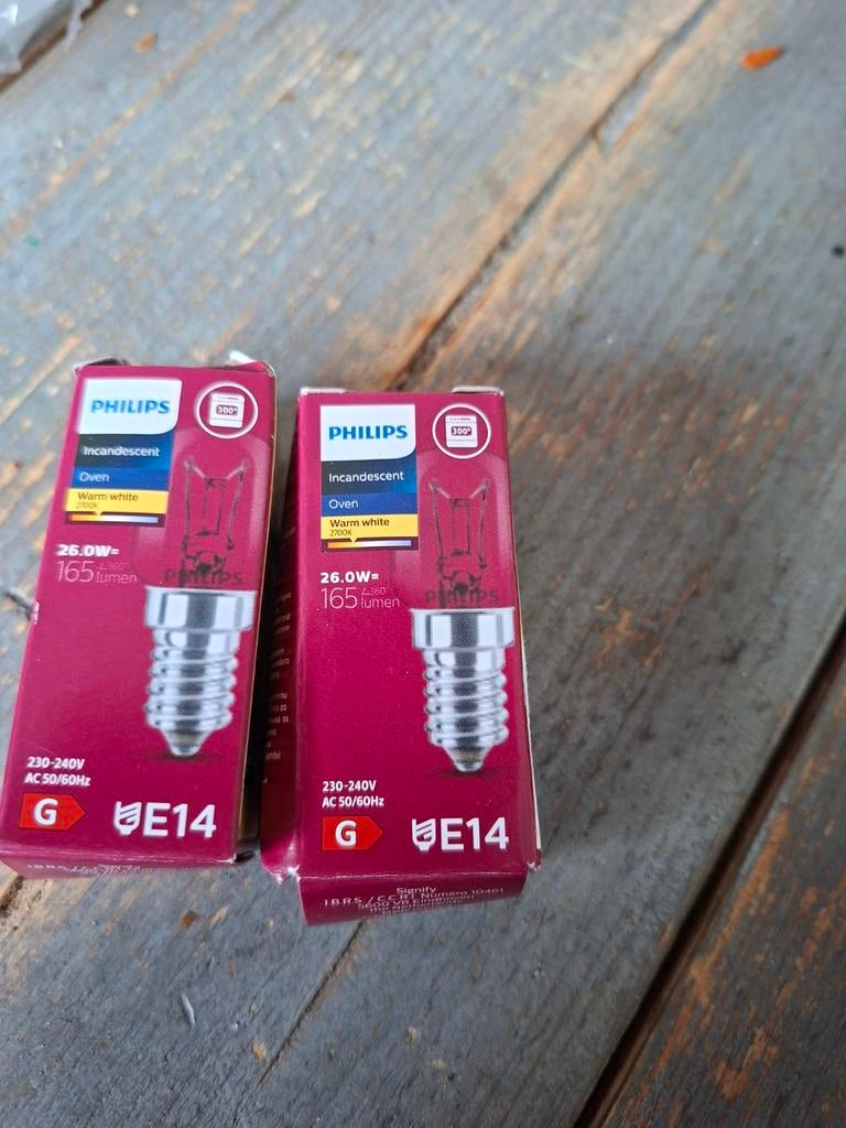 Philips Ovenlamp E14 - Nieuw, Minder dan 30 watt, E14 (klein), Nieuw, Ophalen of Verzenden