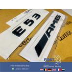 W213 W238 E53 AMG LOGO SET ZWART E 53 EMBLEMEN SET Mercedes, Gebruikt, -, Ophalen of Verzenden, -