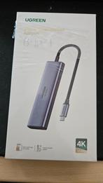 Ugreen USB-C 6 in 1 adapter dock 4k@60, Ophalen of Verzenden, Zo goed als nieuw, Laptop