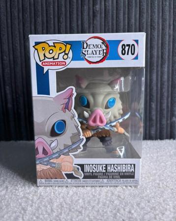 Funko Pop Demon Slayer Inosuke Hashibira #870 - Nieuwstaat! beschikbaar voor biedingen