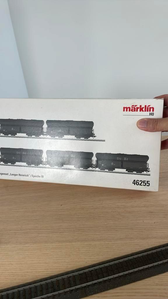Marklin 46255 erts wagenset 5 wagons, Hobby en Vrije tijd, Modeltreinen | H0, Zo goed als nieuw, Wagon, Wisselstroom, Märklin