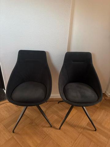 2 Draaibare Eetkamerstoelen Petrol/Blauw - Amsterdam beschikbaar voor biedingen