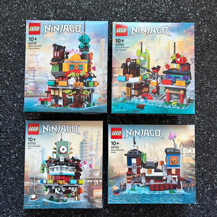 4x Lego micro Ninjago sets - nieuw!, Kinderen en Baby's, Speelgoed | Duplo en Lego, Ophalen of Verzenden