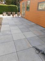 Grijs / antraciet terrastegels 60 x 60 (ruim 26 m2), Tuin en Terras, Tegels en Klinkers, Ophalen, Gebruikt, 10 m² of meer, Beton