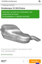 Volvo S60 1 Einddemper voor uitlaat 1455086 vervangt 8634167, Ophalen of Verzenden, Nieuw, Volvo