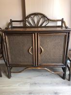 Vintage rotan kast, Huis en Inrichting, Kasten | Dressoirs, Ophalen, Gebruikt, 100 tot 150 cm, 25 tot 50 cm