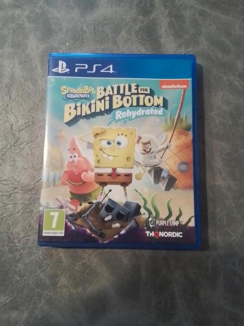 SpongeBob Battle for Bikini Bottom Rehydrated PS4, Spelcomputers en Games, Games | Sony PlayStation 4, Zo goed als nieuw, Platform